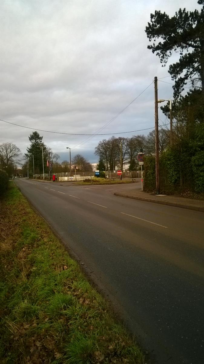 Boxted Road (before works)